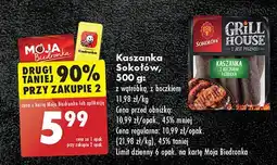 Biedronka Kaszanka z boczkiem i cebulką Sokołów Grill House oferta