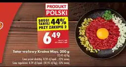 Biedronka Tatar wołowy Kraina Mięs oferta