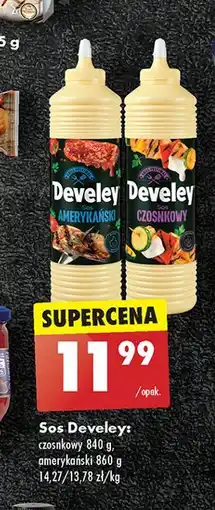 Biedronka Sos czosnkowy Develey oferta