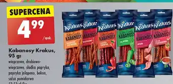 Biedronka Kabanosy jalapeno Krakus Animex oferta