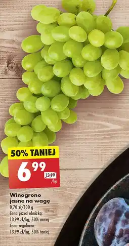 Biedronka Winogrona jasne oferta