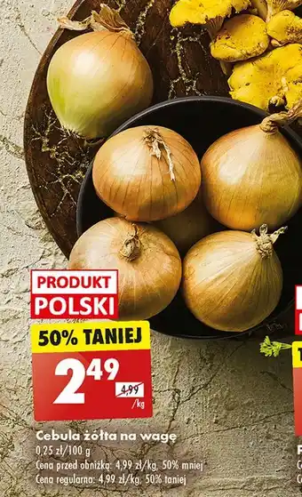 Biedronka Cebula żółta polska oferta