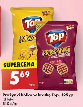 Biedronka Prażynki solone Top Chips oferta