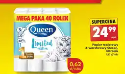 Biedronka Papier toaletowy delicate Queen oferta