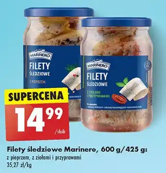 Biedronka Filety śledziowe z pieprzem Marinero oferta