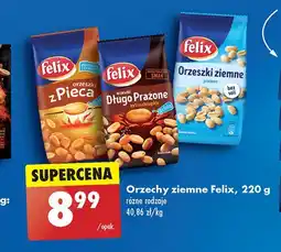 Biedronka Orzeszki ziemne prażone bez soli Felix oferta