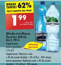 Biedronka Woda niegazowana Żywiec Zdrój oferta