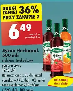 Biedronka Syrop pomarańczowy Herbapol oferta