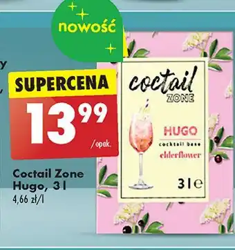 Biedronka Napój elderflower Coctail Zone oferta