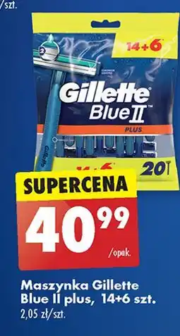 Biedronka Maszynka do golenia Gillette Blue Ii Plus oferta
