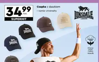 Biedronka Czapka z daszkiem Lonsdale oferta