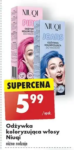 Biedronka Odżywka koloryzująca pink Niuqi oferta