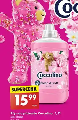 Biedronka Płyn do płukania silk lily Coccolino Fresh & Soft oferta