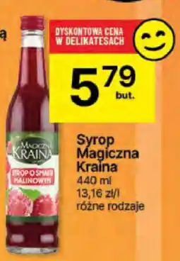 Delikatesy Centrum Syrop Magiczna Kraina oferta