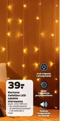 Netto Kurtyna świetlna led oferta