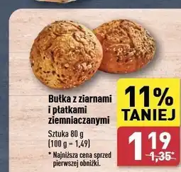 ALDI Bułka z ziarnami i płatkami ziemniaczanymi oferta