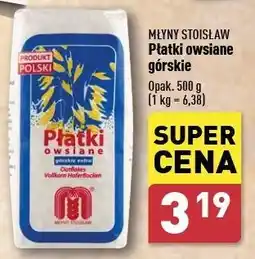 ALDI Płatki owsiane górskie Młyny Stoisław oferta