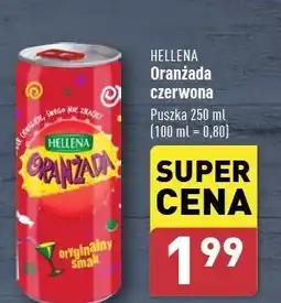 ALDI Oranżada czerwona Hellena oferta