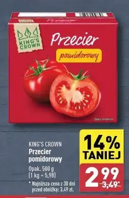 ALDI Przecier pomidorowy King's Crown (Aldi) oferta