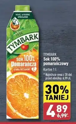 ALDI Sok pomarańczowy Tymbark 1936 oferta