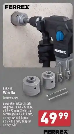 ALDI Zestaw wierteł Ferrex oferta