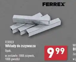 ALDI Zszywki i gwoździe Ferrex oferta