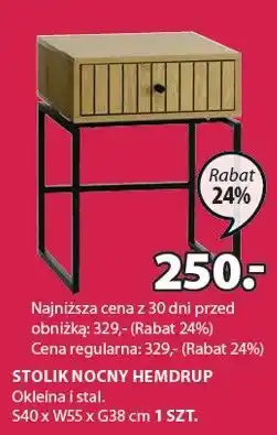 JYSK Stolik nocny oferta