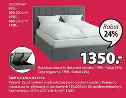 JYSK Rama łóżka oferta