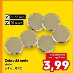 Kaufland Zakrętki do słoików 66 mm złote oferta