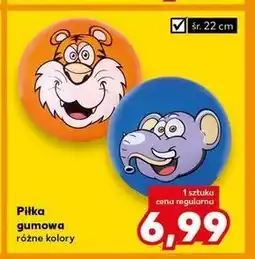 Kaufland Piłka gumowa 22 cm oferta
