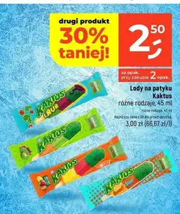 Dealz Lód lava jabłko-wiśnia Nestle kaktus oferta
