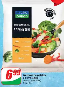 Dino Warzywa na patelnie z ziemniakami Mroźny ogród oferta