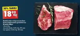 Biedronka Karkówka wieprzowa bez kości Kraina mięs oferta
