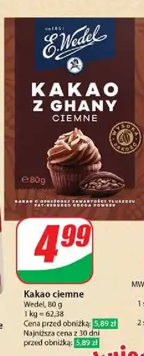 Dino Kakao ciemne z ghany E. wedel kakao oferta