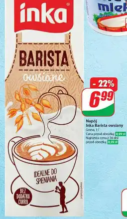 Dino Napój owsiany barista Inka owsiane Inka dobra w swej naturze oferta