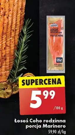 Biedronka Łosoś coho Marinero oferta