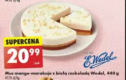 Biedronka Mus mango-marakuja z białą czekoladą E. wedel oferta