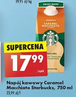 Biedronka Napój mleczny caramel macchiato Starbucks oferta