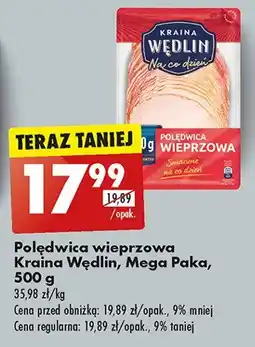 Biedronka Polędwica wieprzowa KRAINA WĘDLIN NA CO DZIEŃ oferta