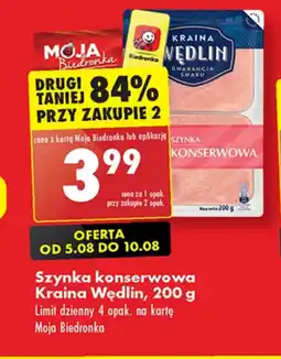 Biedronka Szynka Kraina Wędlin oferta