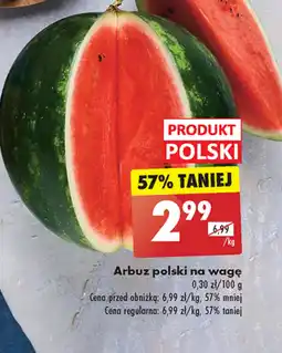 Biedronka Arbuz Polski oferta