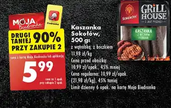 Biedronka Kaszanka Sokołów oferta