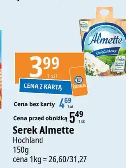 E.Leclerc Serek śmietankowy Hochland Almette oferta