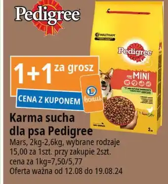 E.Leclerc Karma dla psa mini adult z kurczakiem Pedigree Vital oferta