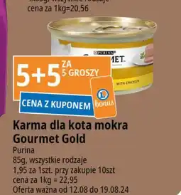E.Leclerc Karma dla kota kurczak Purina Gourmet Gold oferta