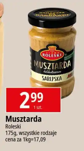 E.Leclerc Musztarda delikatesowa sarepska Roleski oferta