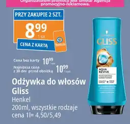 E.Leclerc Odżywka do włosów Gliss Kur Aqua Revive oferta