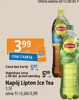 E.Leclerc Napój lemon Lipton Ice Tea oferta