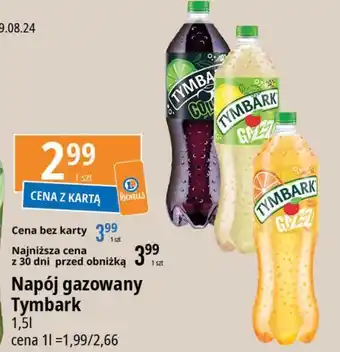 E.Leclerc Napój cola + limonka Tymbark Colove oferta