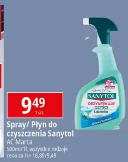 E.Leclerc Płyn dezynfekuje i czyści podłogi inne powierzchnie eukaliptus Sanytol oferta